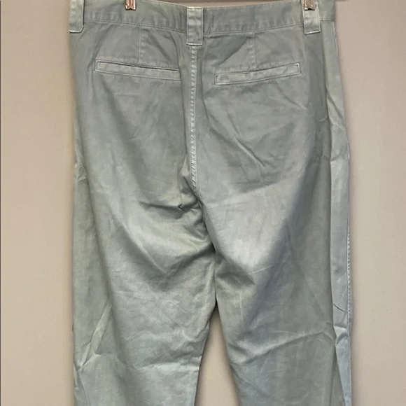 Madewell Gray Straight Leg Corduroy Pants Relaxed Fit - Picture 7 of 8
